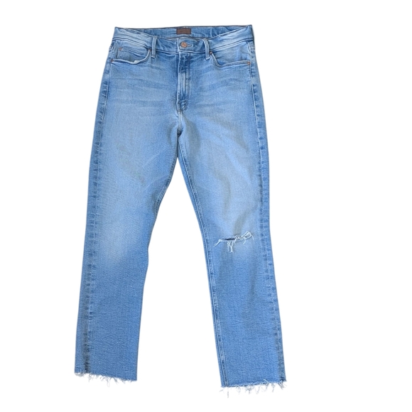 Mother Denim Mid Rise Dazzler Ankle Fray Jeans Sz.31 - Picture 1 of 9